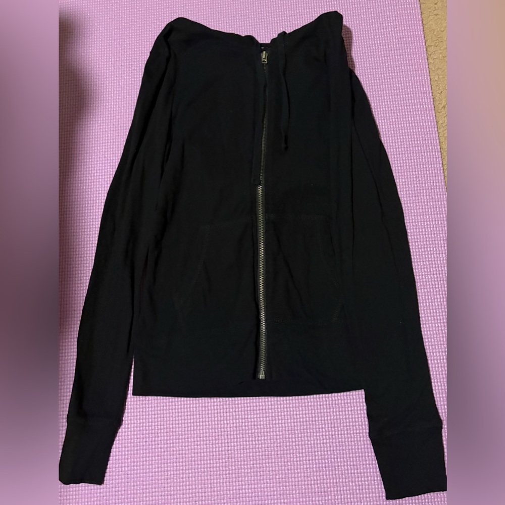 Aeropostale Black Zip Hoodie